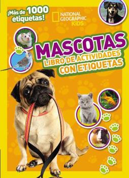 Hardcover Mascotas: Libro de Actividades Con Etiquetas [Spanish] Book