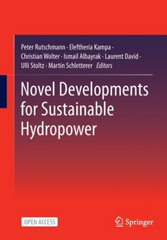 Paperback Novel Developments for Sustainable Hydropower Book