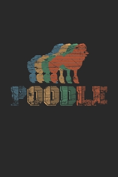 Paperback Poodle Notebook: Diary Journal, Sketchbook 6x9 inches with 120 Blank Pages For Drawing, Notes, Sketches Book