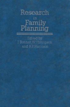 Paperback Research in Family Planning Book