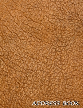 Paperback Address Book: Large print address book. 8.5 x 11 size, alphabetical with over 300 spaces for names, phone numbers, addresses, emails [Large Print] Book