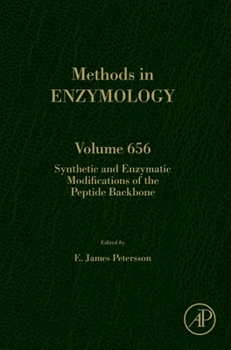Hardcover Synthetic and Enzymatic Modifications of the Peptide Backbone: Volume 656 Book