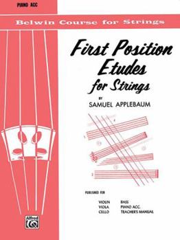 First Position Etudes for Strings: Piano Acc.