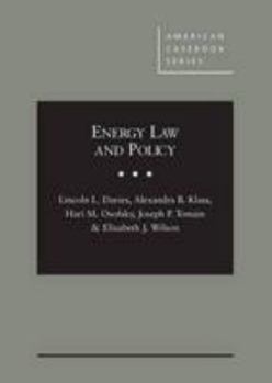 Paperback Energy Law and Policy (American Casebook Series) Book