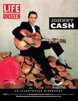 Hardcover Life Unseen: Johnny Cash: An Illustrated Biography Book