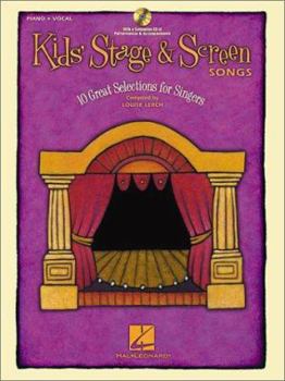 Paperback Kids' Stage & Screen Songs [With CD] Book