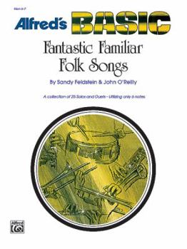 Paperback Fantastic Familiar Folk Songs for Horn in F Book