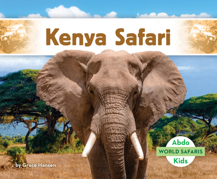Library Binding Kenya Safari Book