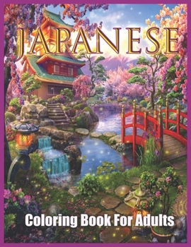 Paperback Japanese Coloring Book: Japanese Style Coloring Book For Adults Book