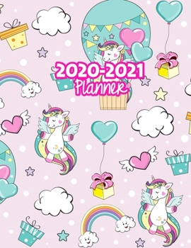 2020-2021 Planner: Two Year Calendar Organizer and Goal Journal | January 2020 - December 2021 Daily, Weekly and Monthly Planner Book with Back Sticker Expression Wall for 2 Years | Design Code 719915