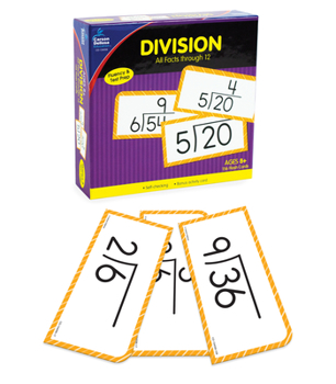 Cards Division All Facts Through 12 Flash Cards Book