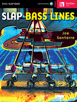 Paperback Slap Bass Lines [With CD with Play-Along Tracks] Book