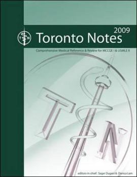 Paperback Toronto Notes 2009 Book