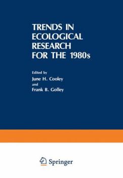 Paperback Trends in Ecological Research for the 1980s Book
