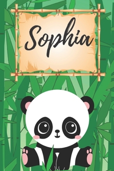 Sophia Notizbuch Panda / Malbuch / Kritzelbuch / Tagebuch / Journal / DIN A5 / Geschenke: individuelles personalisiertes blanko Mädchen & Jungen Namen ... für Frauen und Männer. (German Edition)