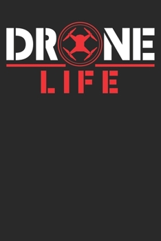 Paperback Notebook: Drone Dot Grid 6x9 120 Pages Book