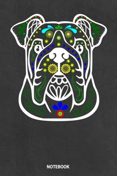 Paperback Notebook: Bulldog Dead Book