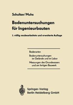 Paperback Bodenuntersuchungen Für Ingenieurbauten [German] Book