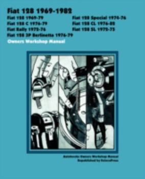 Paperback Fiat 128 1969-1982 Owners Workshop Manual Book
