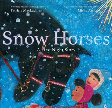 Hardcover Snow Horses: A First Night Story Book