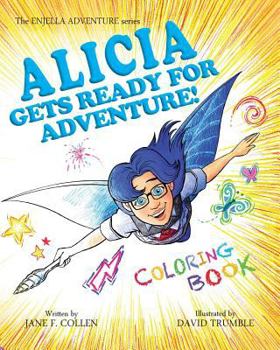 Paperback 8x10Coloring Book Alicia Gets Ready Book