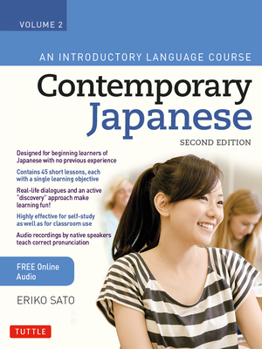 Paperback Contemporary Japanese Textbook Volume 2: An Introductory Language Course (Includes Online Audio) Book