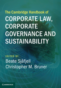 The Cambridge Handbook of Corporate Law, Corporate Governance and Sustainability - Book  of the Cambridge Law Handbooks