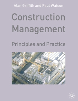 Paperback Construction Management: Principles and Practice Book