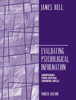 Paperback Evaluating Psychological Information Book