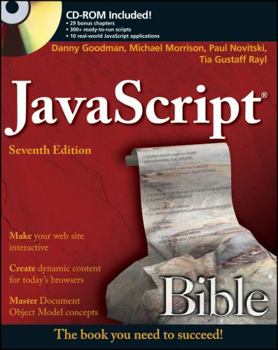 Hardcover JavaScript Bible [With CDROM] Book