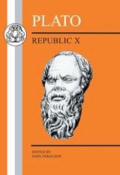 Paperback Plato: Republic X Book