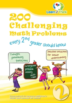 Paperback 200 Challenging Math Problems every 2nd grader should know Book