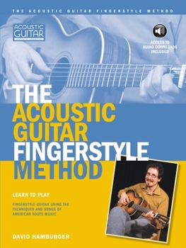 Paperback Acoustic Guitar Fingerstyle Method Book with Online Audio Book