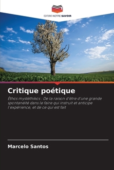 Paperback Critique poétique [French] Book