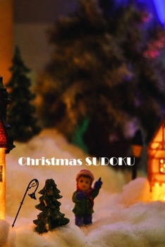 Paperback Christmas SUDOKU: Hard Sudoku Puzzles With Solutions tutorial 1 puzzle per page relax and solve Keep the Brain Sharp Volume 1 [Large Print] Book