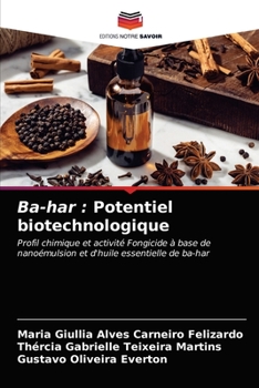 Paperback Ba-har: Potentiel biotechnologique [French] Book