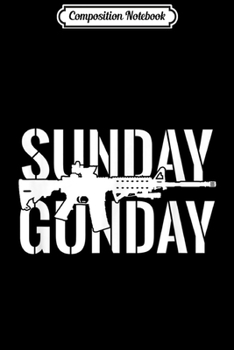 Composition Notebook: Sun's Out Guns Concealed 2nd Amendment Red White Blue  Journal/Notebook Blank Lined Ruled 6x9 100 Pages