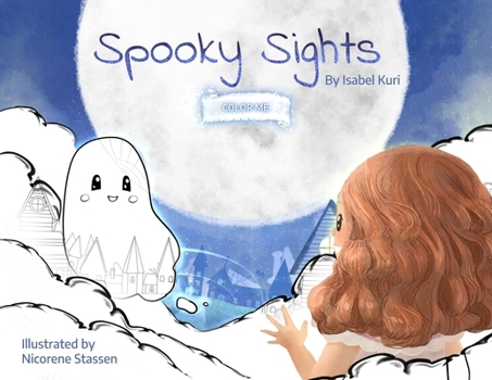 Paperback Spooky Sights: Color Me Story Book