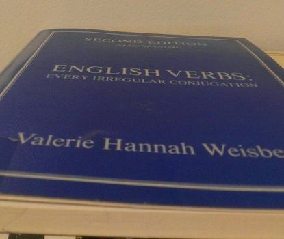 Hardcover English Verbs Every Irregular Conjugation Book