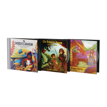 Audio CD Jim Weiss Dragon Trilogy Bundle: My Father's Dragon; The Reluctant Dragon & the Dragon Diaries Book