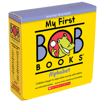 Paperback My First Bob Books - Alphabet Box Set Phonics, Letter Sounds, Ages 3 and Up, Pre-K (Reading Readiness) Book