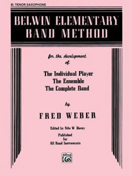 Paperback Belwin Elementary Band Method: B-flat Tenor Saxophone Book