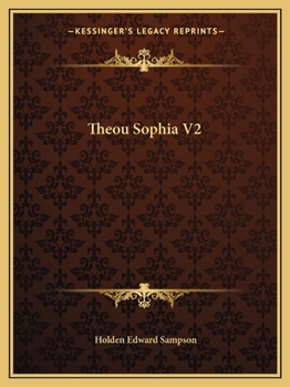 Paperback Theou Sophia V2 Book