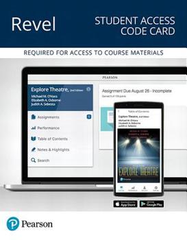 Printed Access Code Revel for Explore Theatre: A Backstage Pass -- Access Card Book