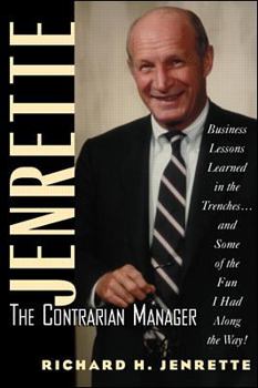 Hardcover Jenrette the Contrarian Manager Book