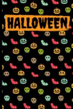 Paperback Halloween: Journal/Notebook/Diary Book