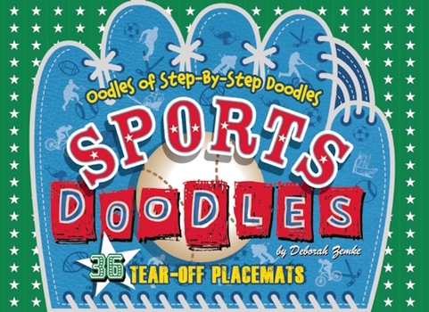 Hardcover Sports Doodles Book