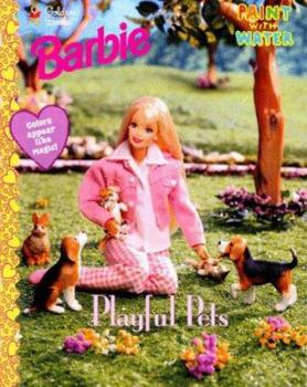 Paperback Playful Pets (Paint with Water) Book