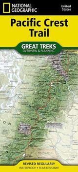 Pacific Crest Trail Overview and Planning Map (National Geographic Trails Illustrated Map, 5001)