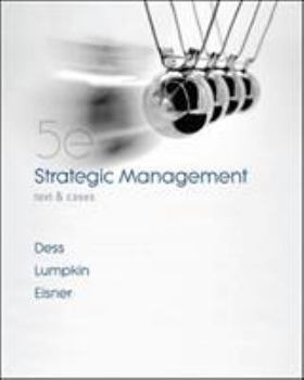 Hardcover Strategic Management: Text and Cases Book